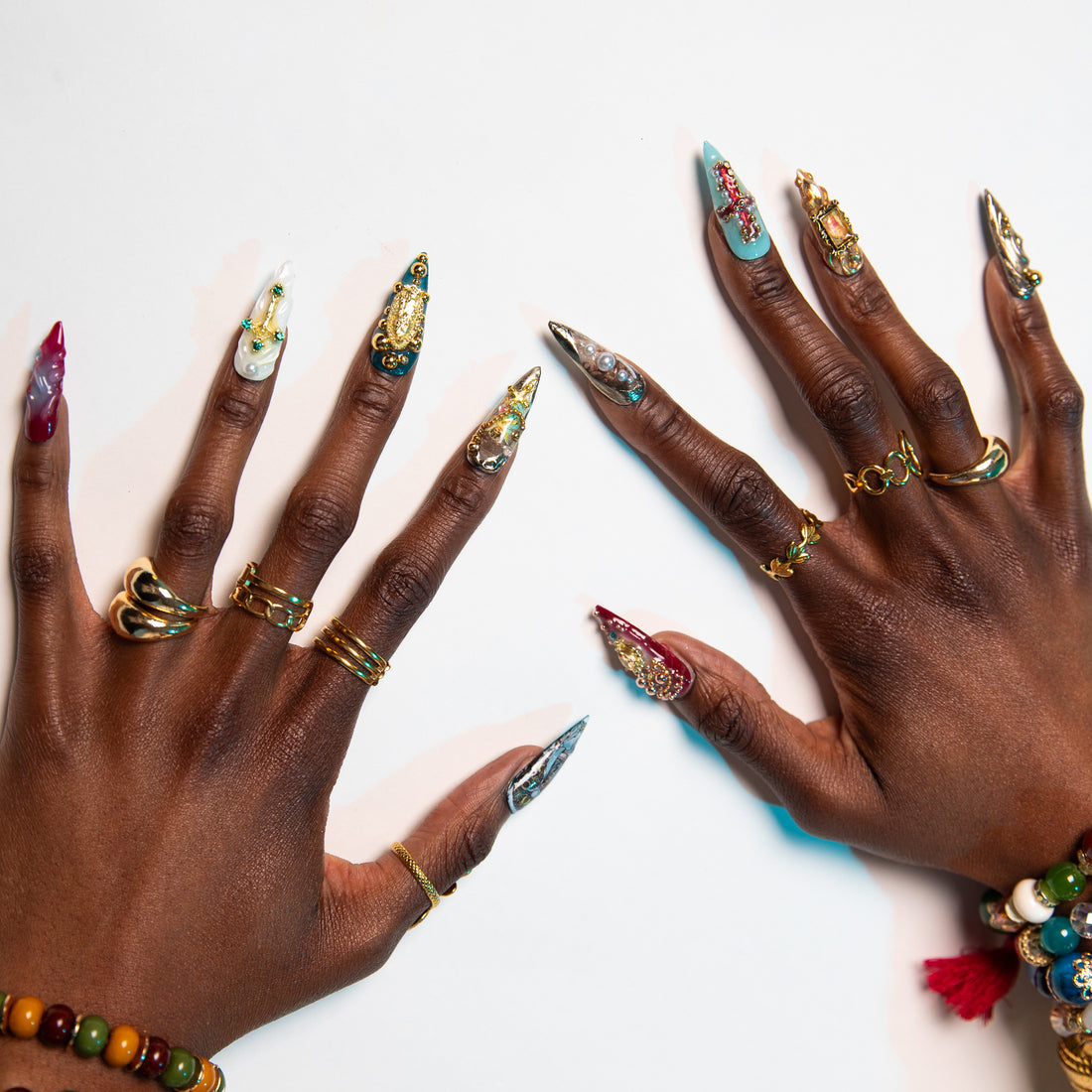 Oil Painting Waterslide Nail Wraps
