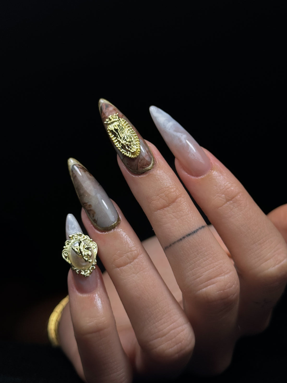 Oil Painting Waterslide Nail Wraps