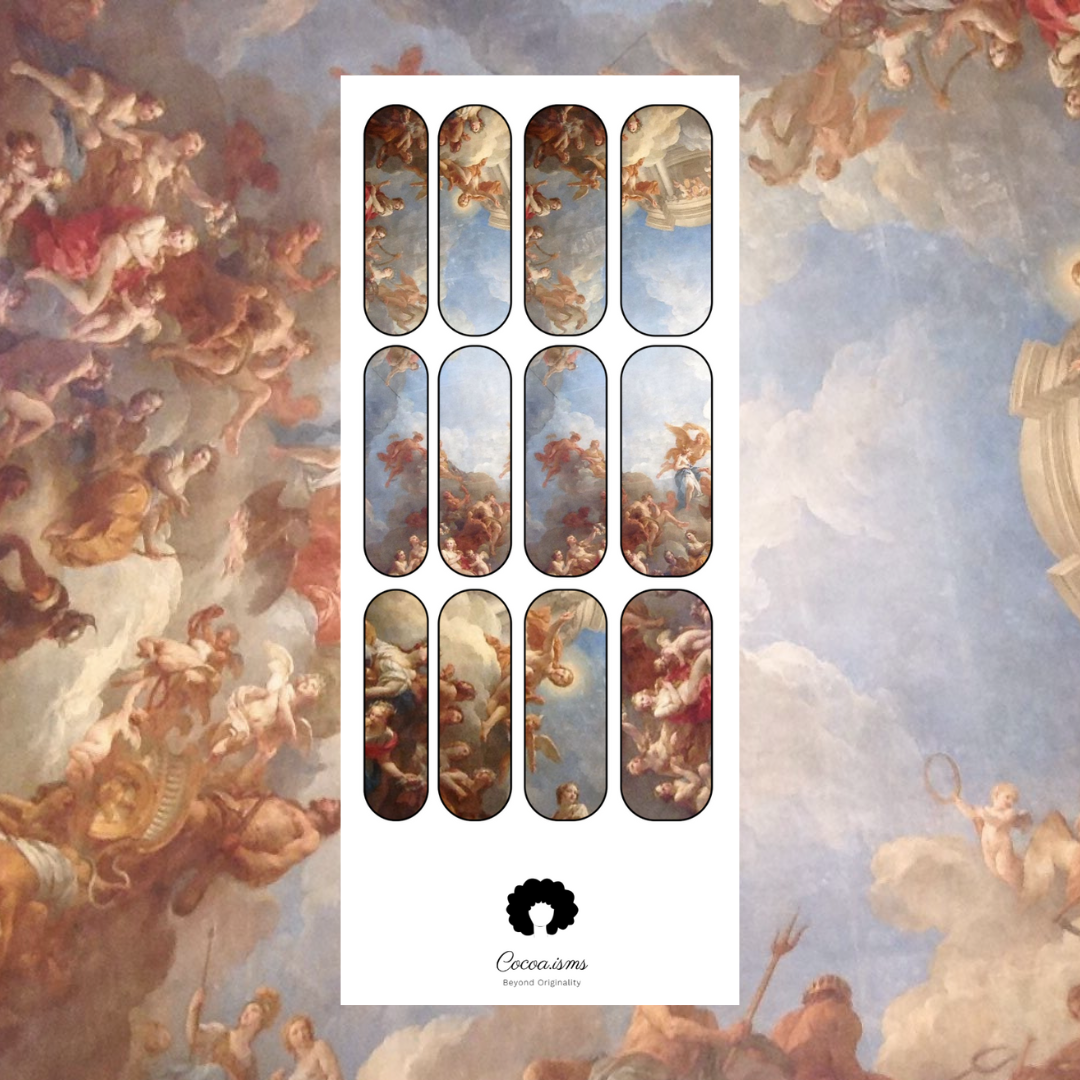 Oil Painting Waterslide Nail Decals
