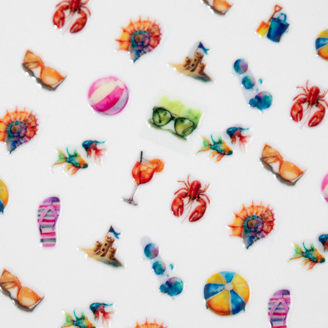 Summer Fruits & Flowers Bundle (Summer Fun + Fruit Basket + Flower Power Nail Stickers)