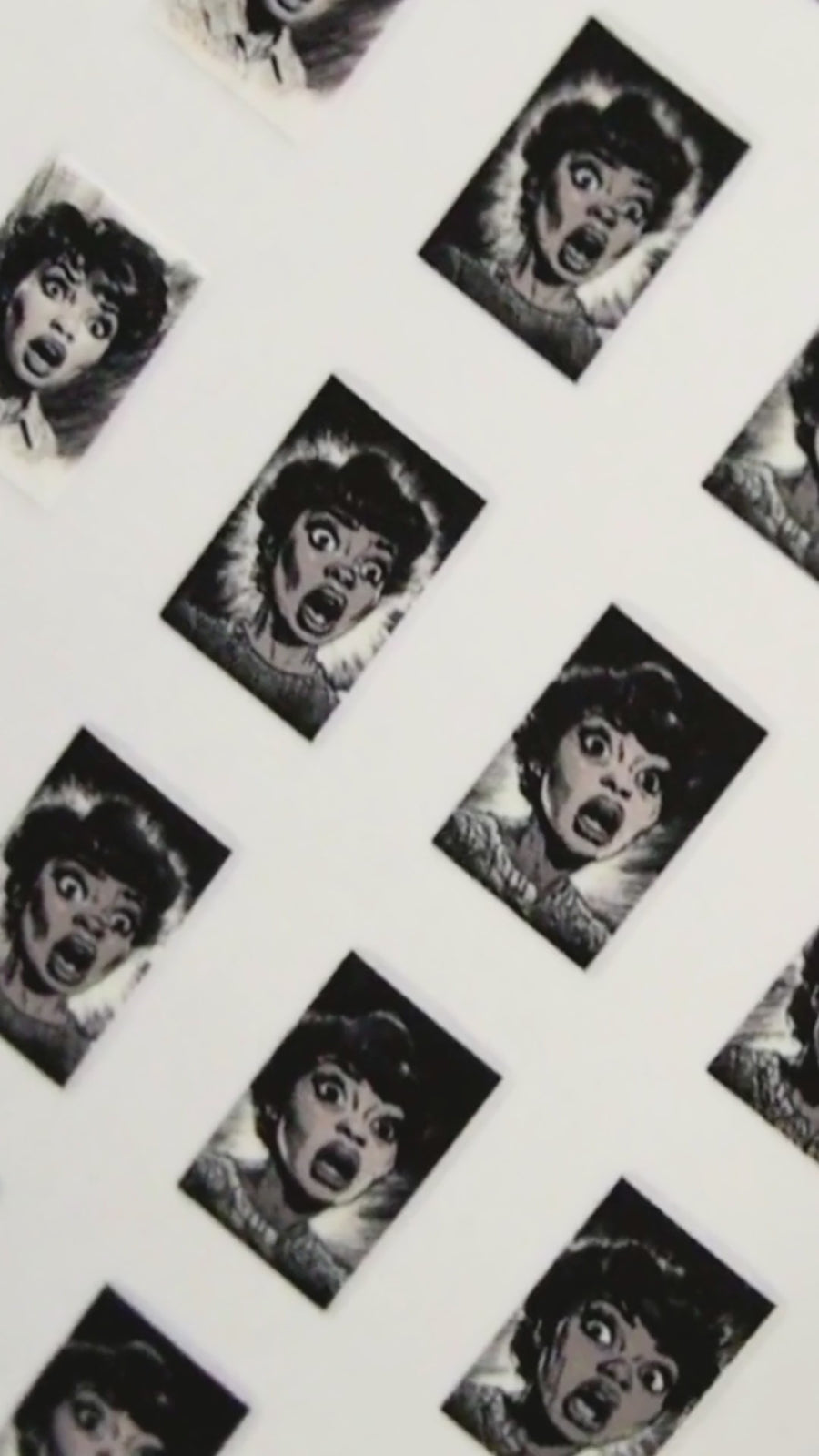 Retro Horror Nail Stickers