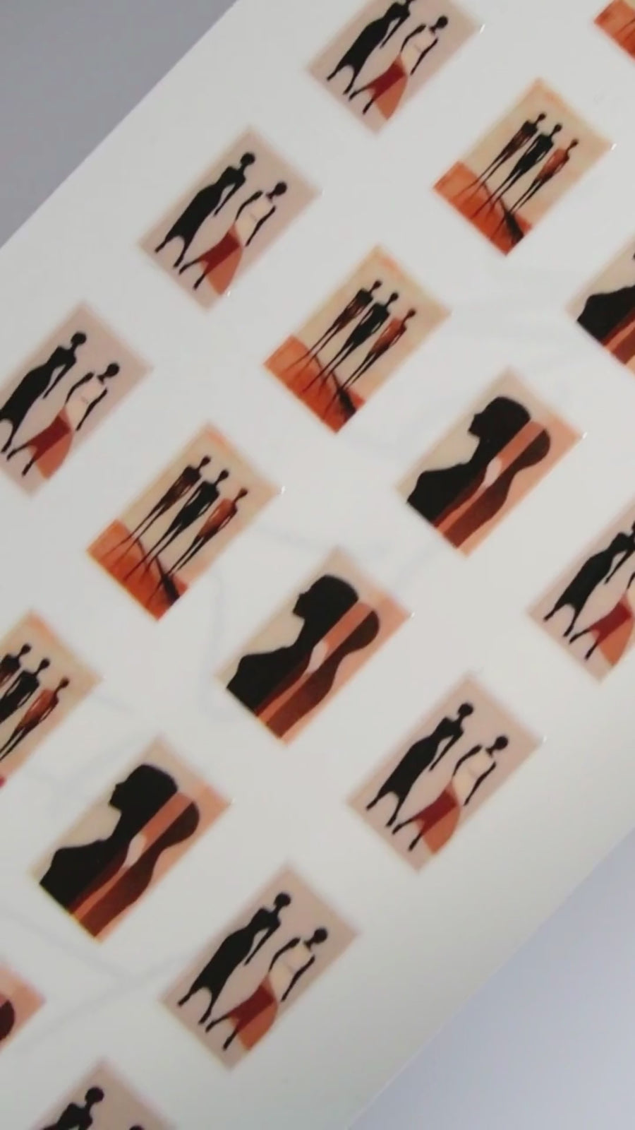Neutral Minimalist Nail Stickers