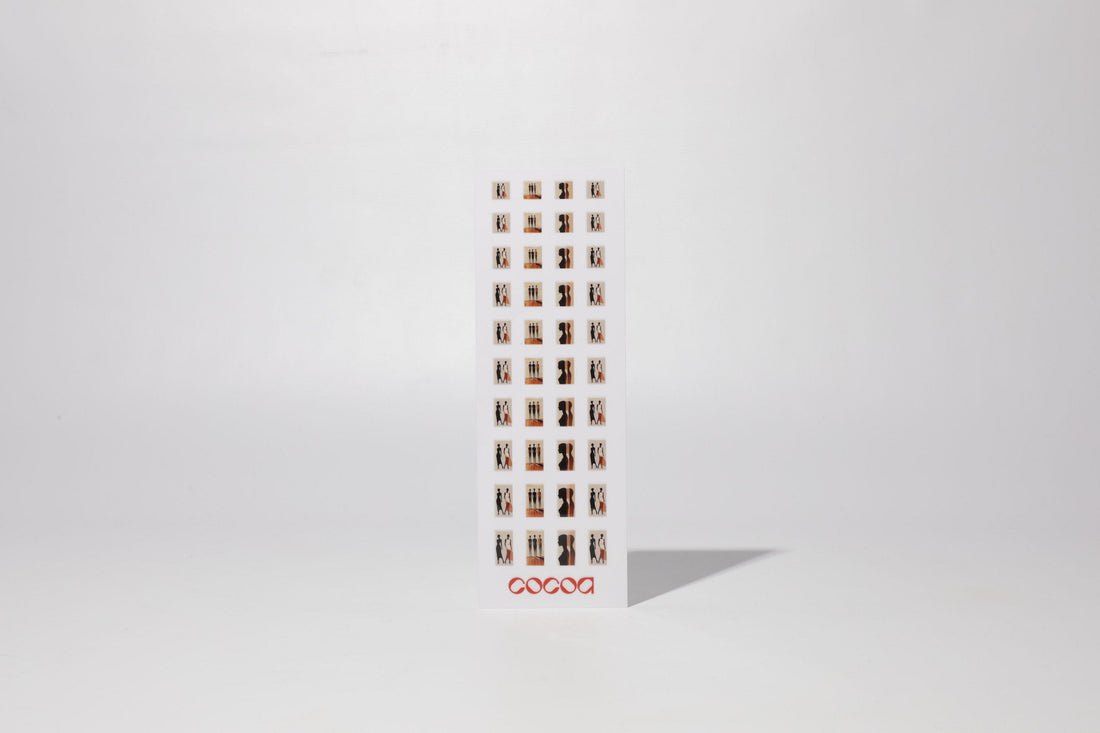 Neutral Minimalist Nail Stickers