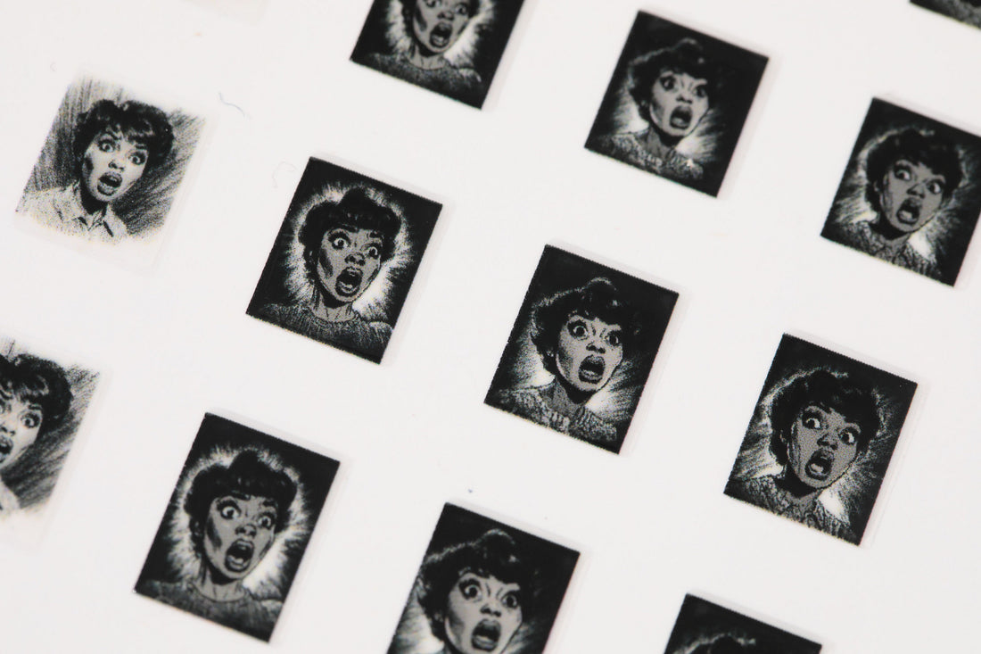 Retro Horror Nail Stickers